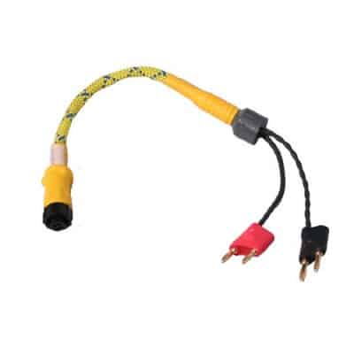 DRI Male Amp - Double Banana Plug Comm Rope Adapter