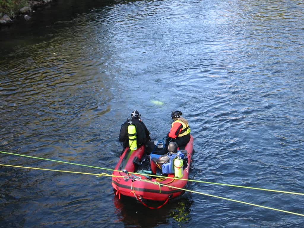 Current / Swiftwater Rescue Diving, Current Diving