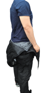 diving bib pants black