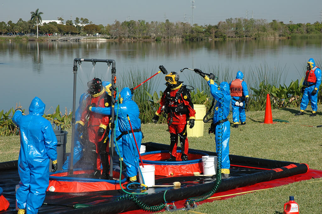 diving contaminated waters